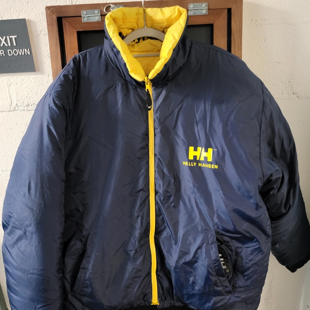 Helly Hansen Reversable Down Puffy Jacket Men's S… - image 1